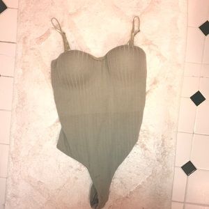 JLUXLABEL Olive Bodysuit